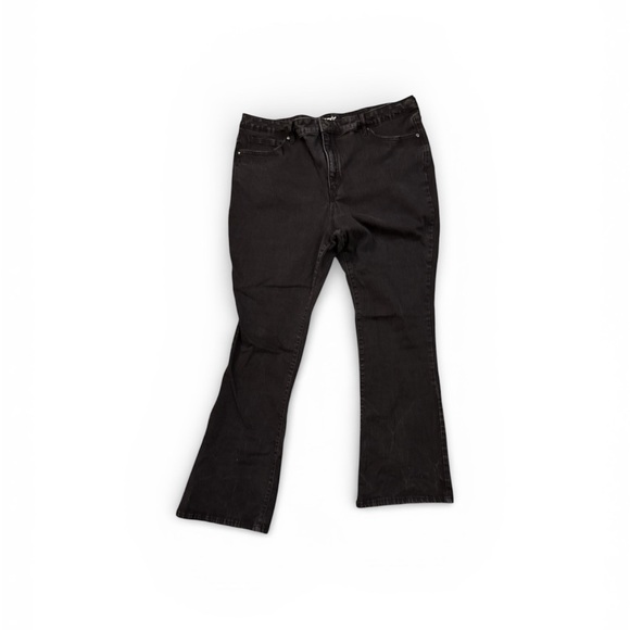 Terra & Sky Denim - Terra & Sky Black Gray Bootcut Jeans